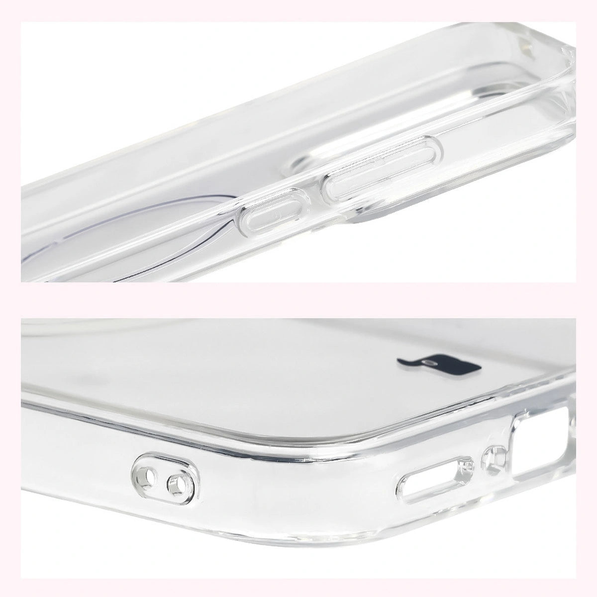 Handyhülle mit Magnetring für Realme GT 8 Pro, Bizon Case CrystalO, Transparent