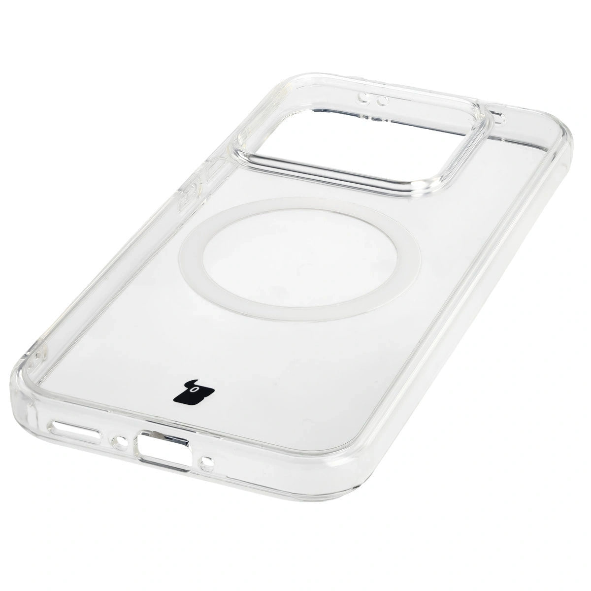 Handyhülle mit Magnetring für Realme GT 8 Pro, Bizon Case CrystalO, Transparent