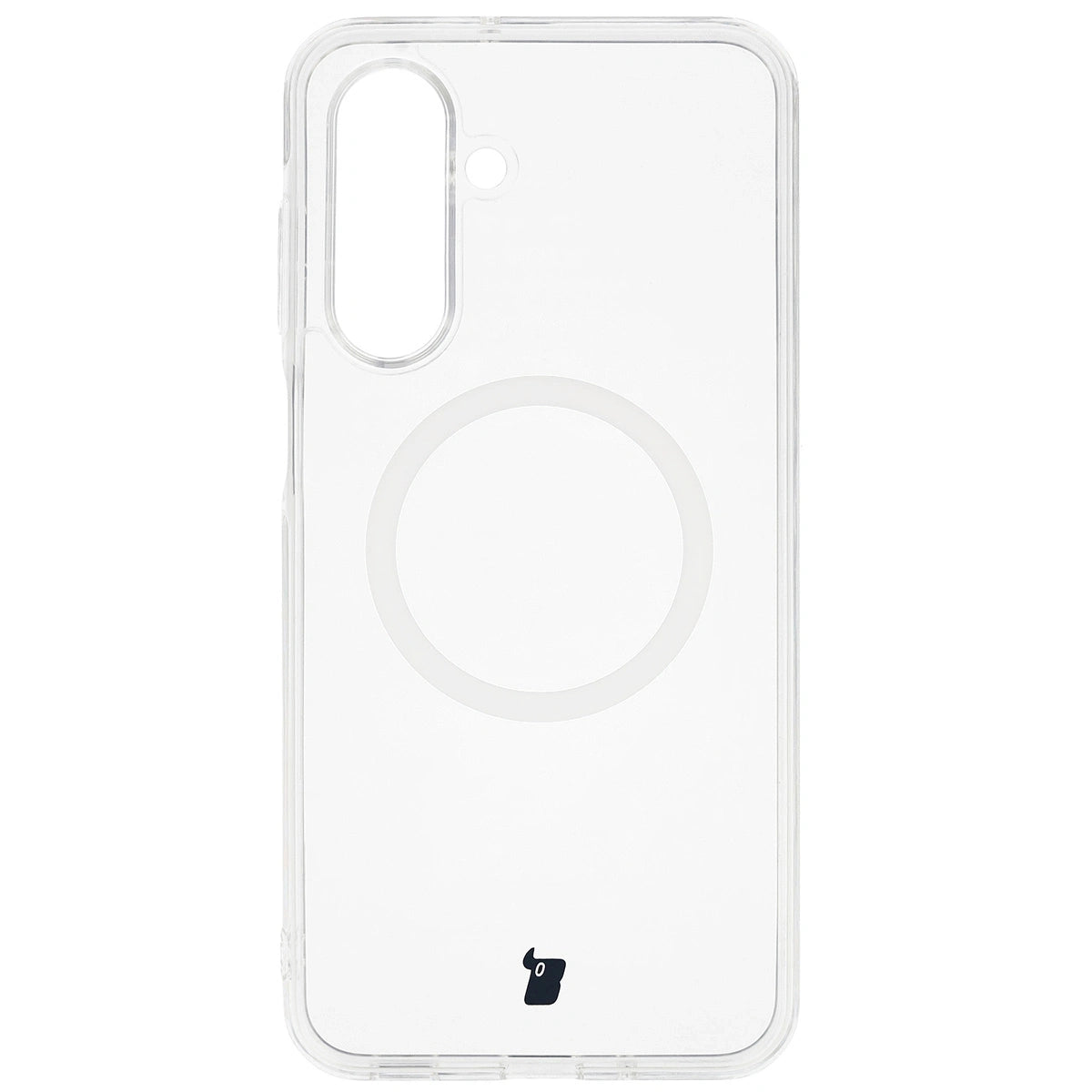 Handyhülle mit Magnetring für Galaxy A17 5G, Bizon Case CrystalO, Transparent