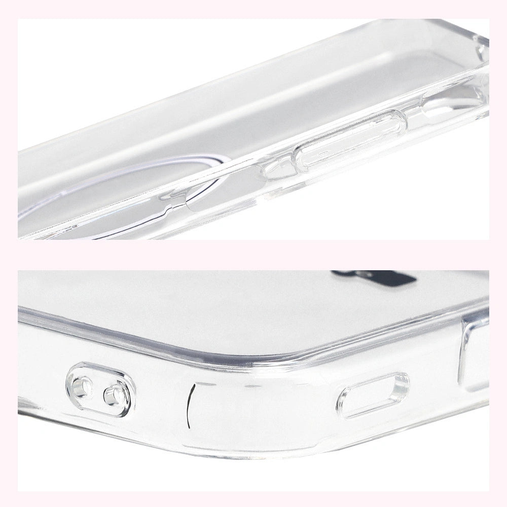 Handyhülle mit Magnetring für Galaxy A17 5G, Bizon Case CrystalO, Transparent
