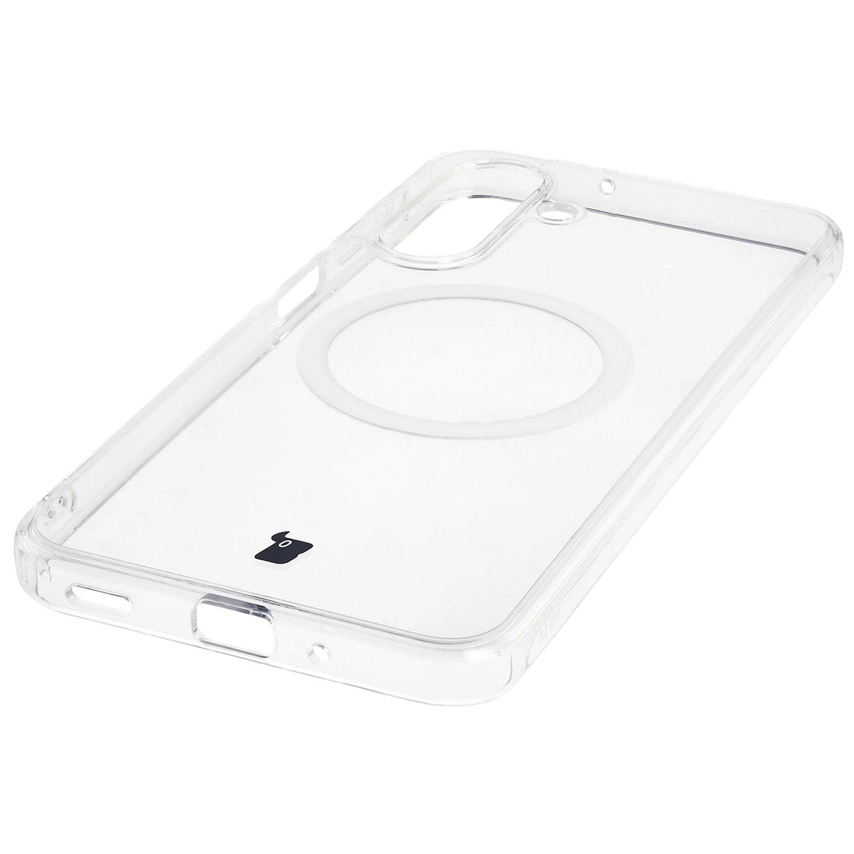 Handyhülle mit Magnetring für Galaxy A17 5G, Bizon Case CrystalO, Transparent