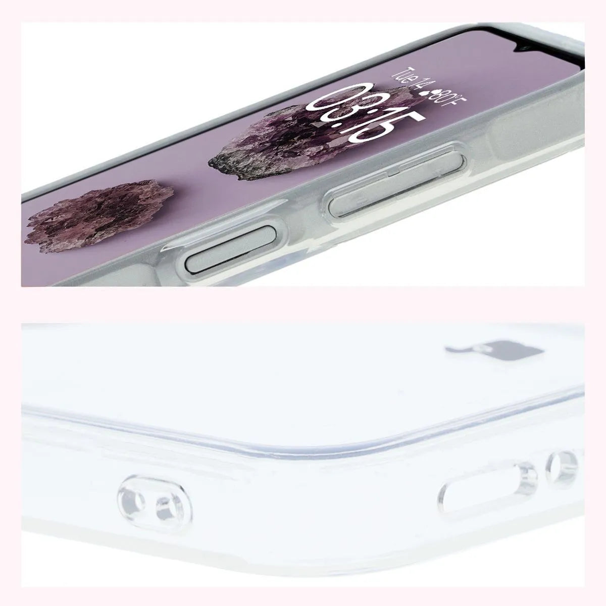 Handyhülle mit Magnetring für Galaxy A26 5G, Bizon Case CrystalO, Transparent