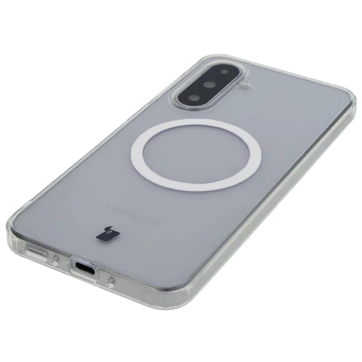 Handyhülle mit Magnetring für Galaxy A26 5G, Bizon Case CrystalO, Transparent