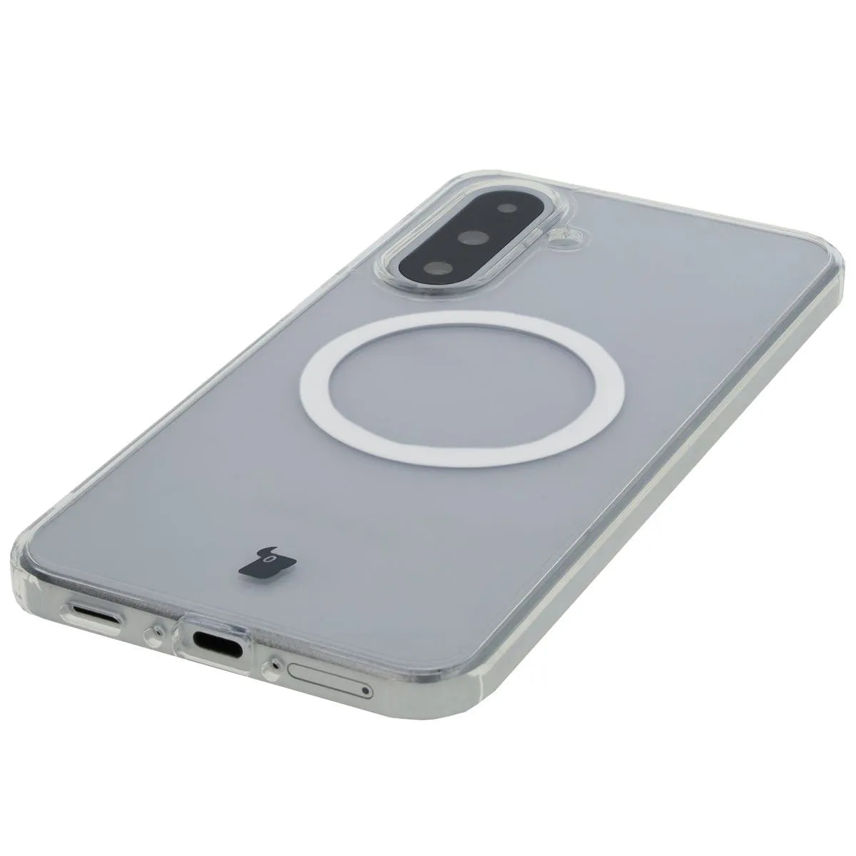 Handyhülle mit Magnetring für Galaxy A36 5G, Bizon Case CrystalO, Transparent