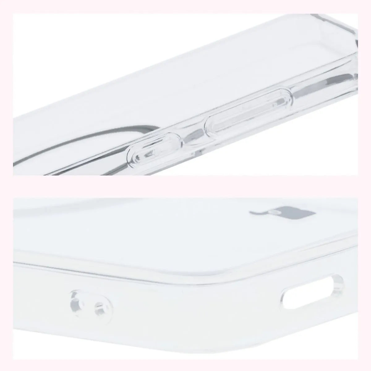 Handyhülle mit Magnetring für Galaxy S25, Bizon Case CrystalO, Transparent