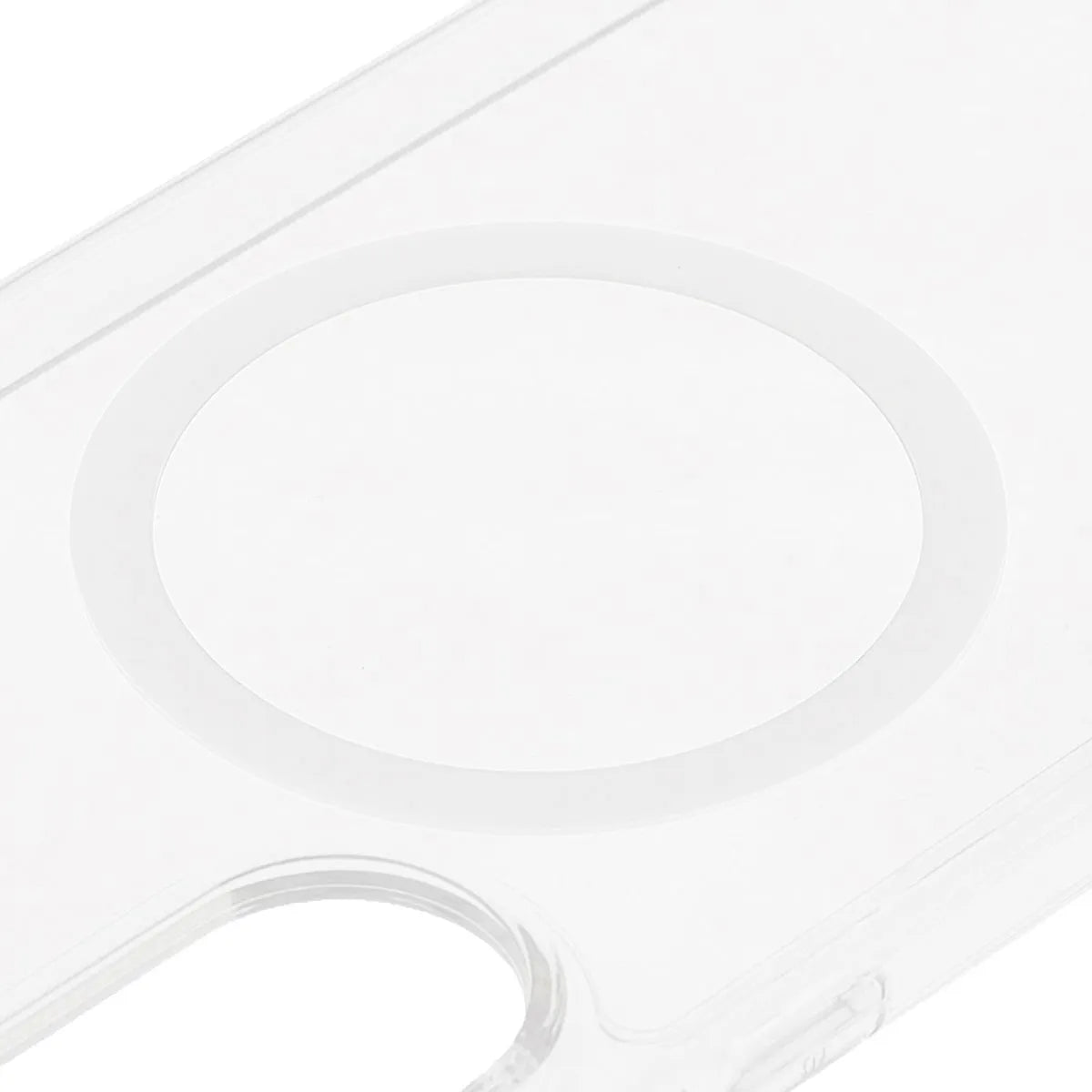 Handyhülle mit Magnetring für Galaxy S25 Edge, Bizon Case CrystalO, Transparent