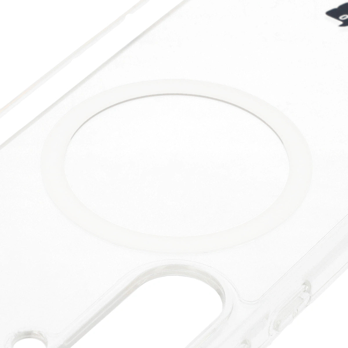 Handyhülle mit Magnetring für Galaxy S25 FE, Bizon Case CrystalO, Transparent