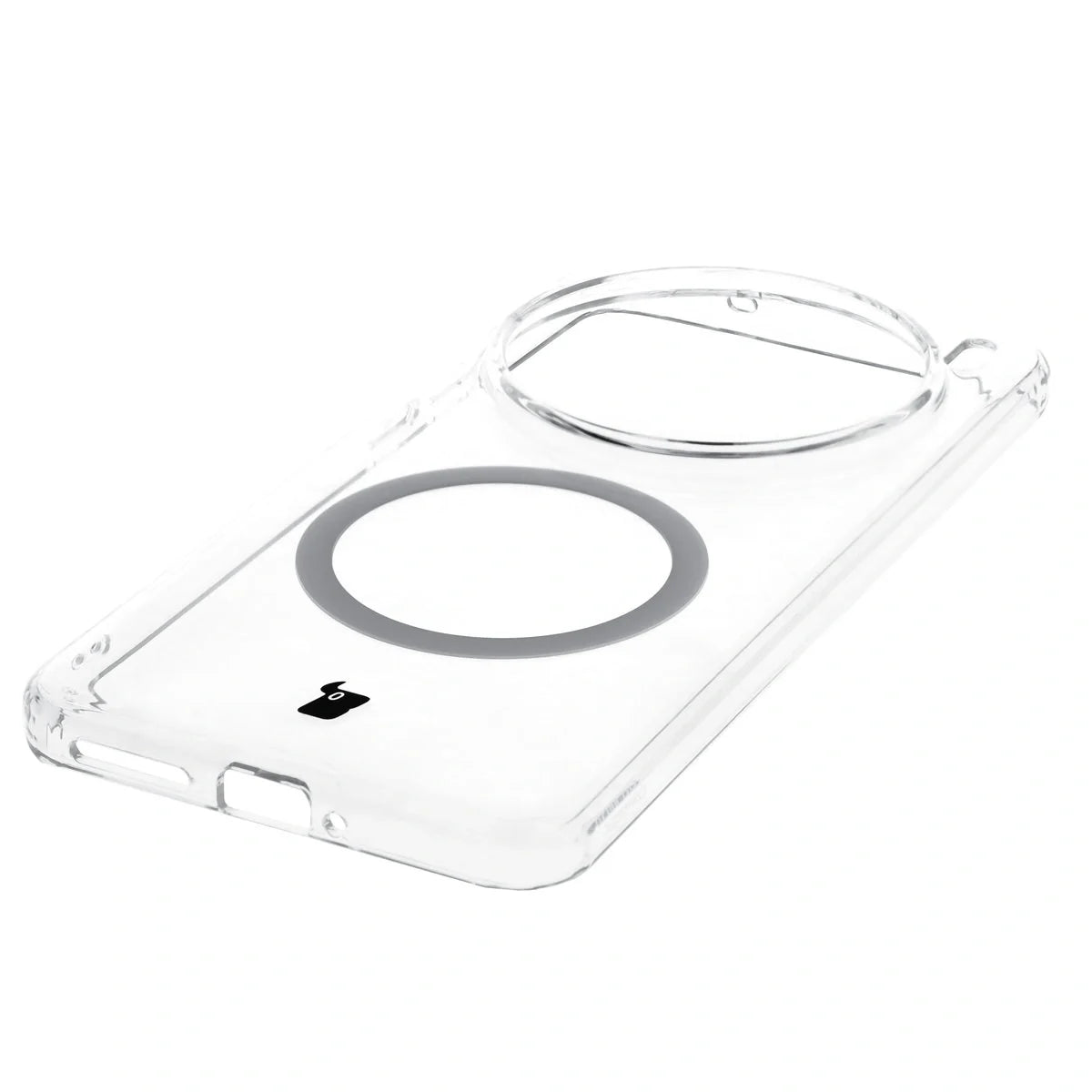 Handyhülle mit Magnetring für Vivo X200 Pro, Bizon Case CrystalO, Transparent