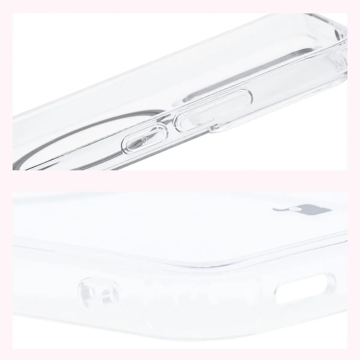 Handyhülle mit Magnetring für Xiaomi 14T, Bizon Case CrystalO, Transparent