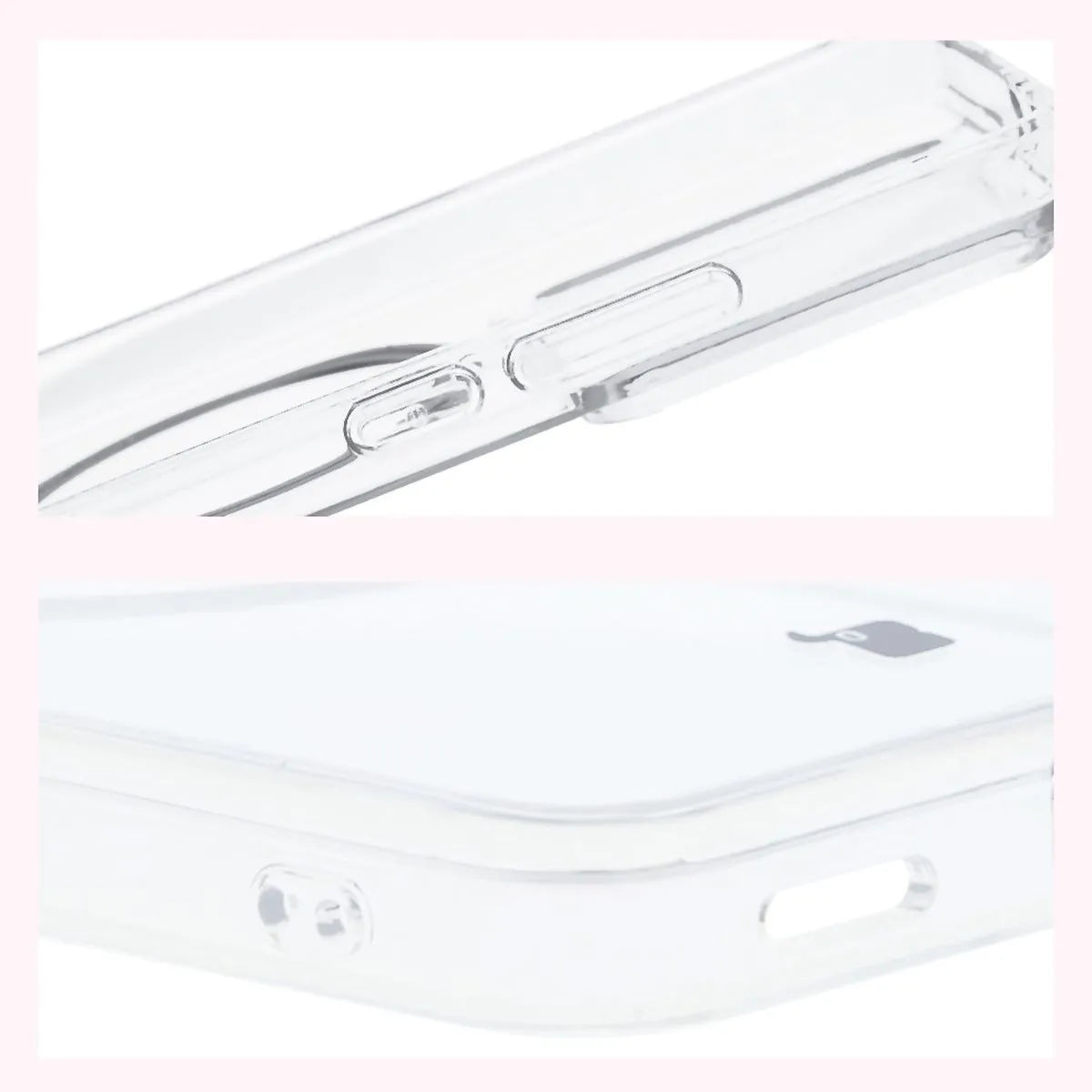 Handyhülle mit Magnetring für Xiaomi 14T Pro, Bizon Case CrystalO, Transparent