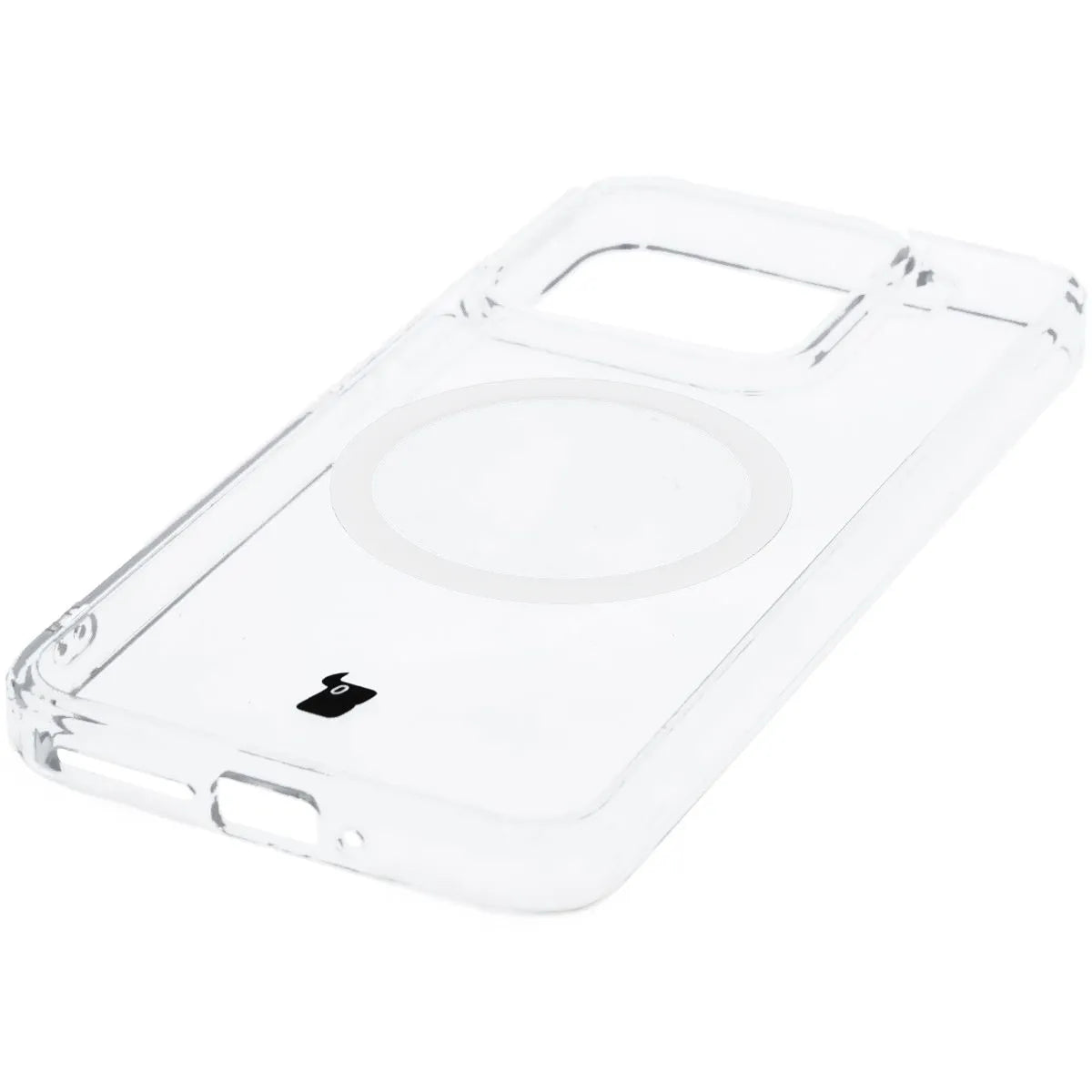 Handyhülle mit Magnetring für Xiaomi 15, Bizon Case CrystalO, Transparent