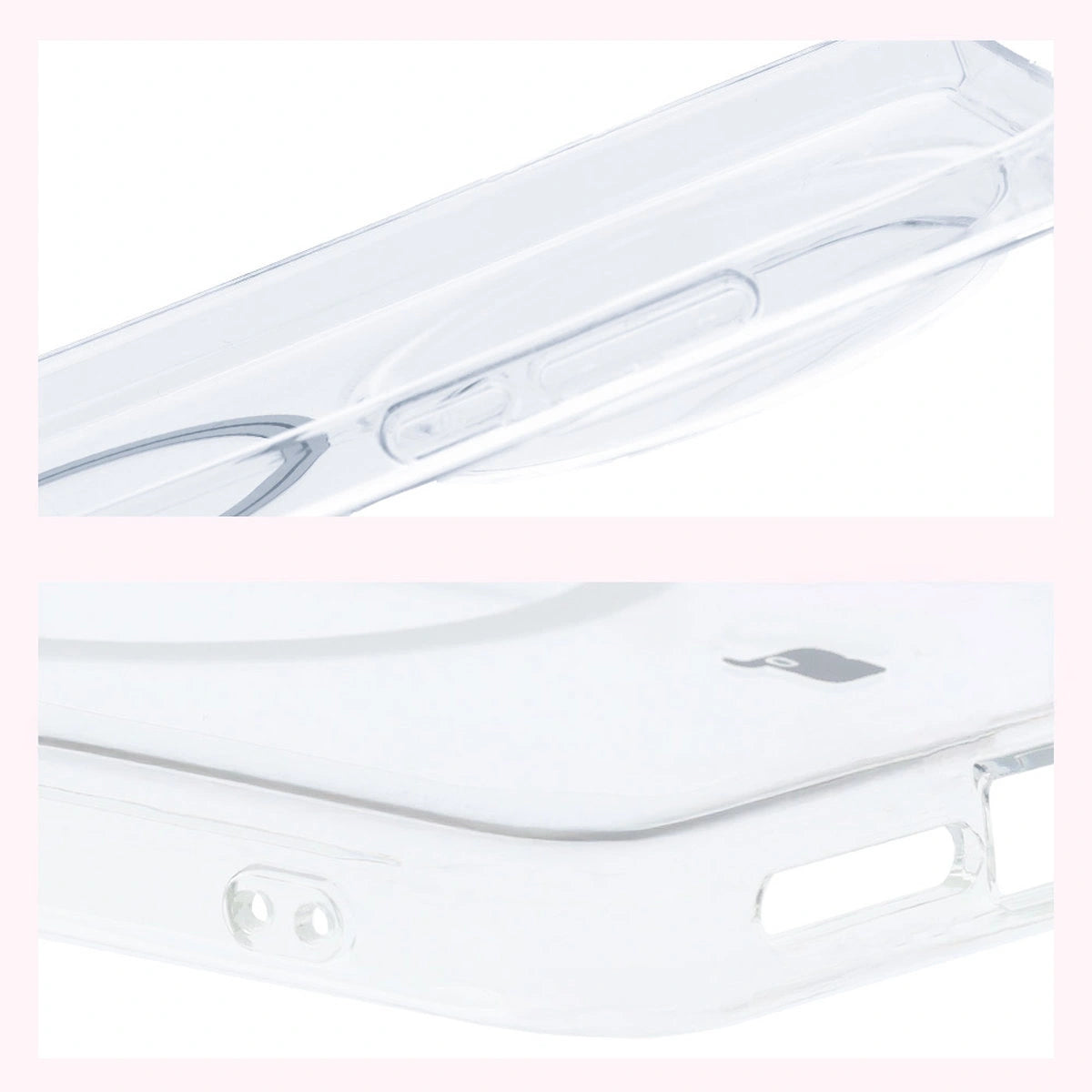 Handyhülle mit Magnetring für Xiaomi 15 Ultra, Bizon Case CrystalO, Transparent