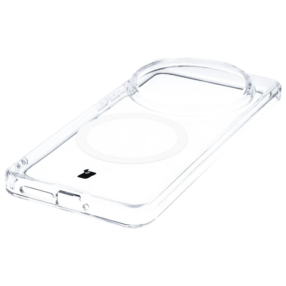 Handyhülle mit Magnetring für Xiaomi 15 Ultra, Bizon Case CrystalO, Transparent