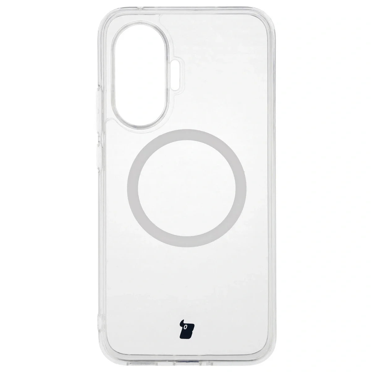 Handyhülle mit Magnetring für Xiaomi POCO F7, Bizon Case CrystalO, Transparent