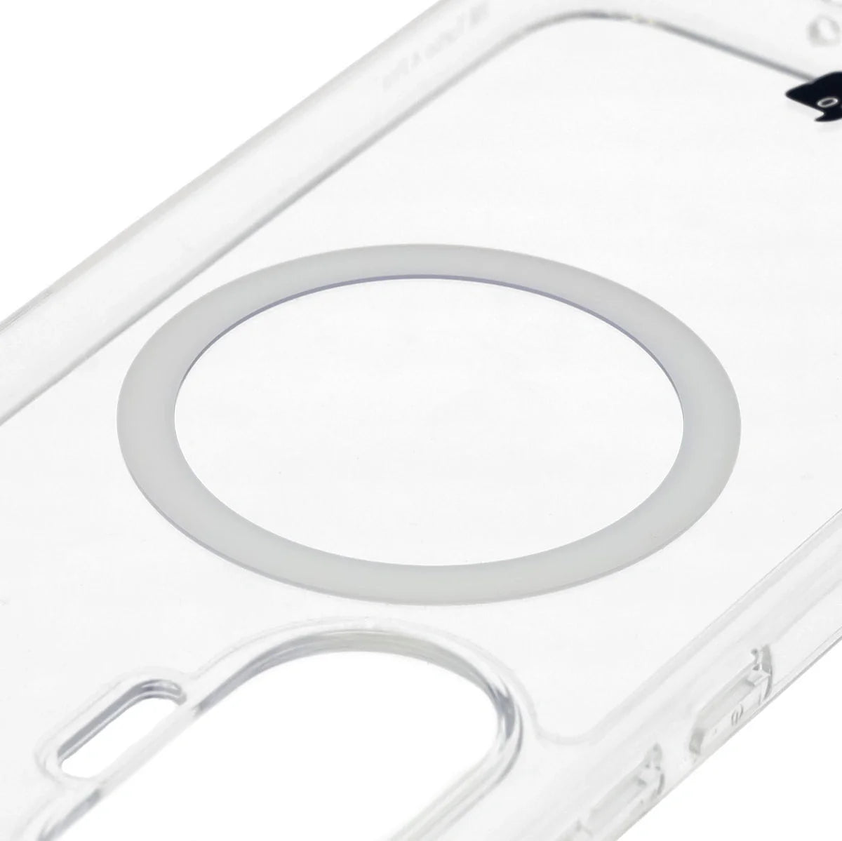 Handyhülle mit Magnetring für Xiaomi POCO F7, Bizon Case CrystalO, Transparent