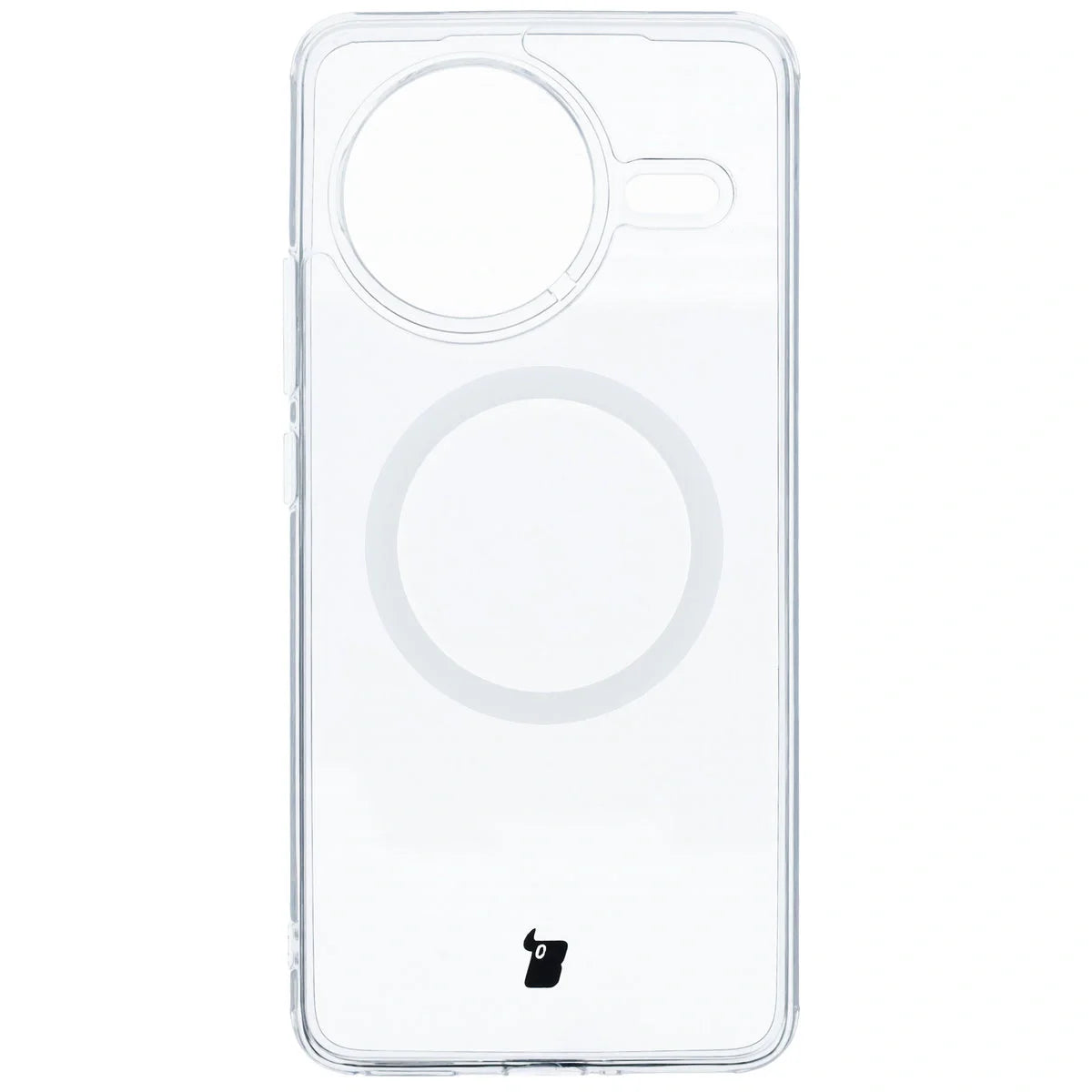 Handyhülle mit Magnetring für Xiaomi POCO F7 Pro, Bizon Case CrystalO, Transparent