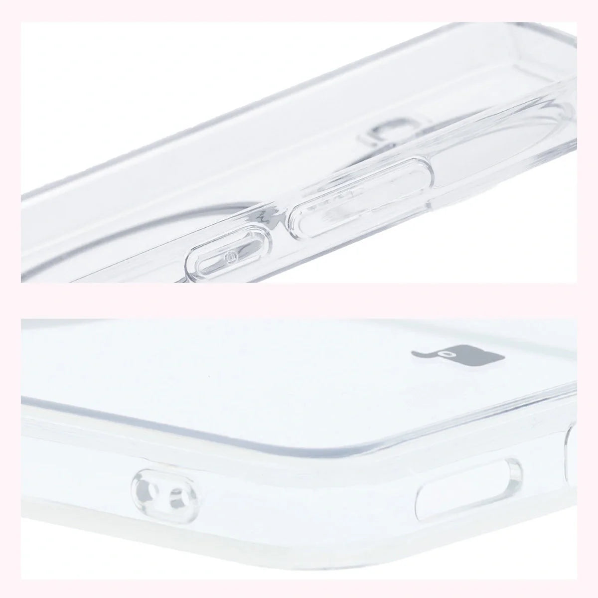 Handyhülle mit Magnetring für Xiaomi POCO F7 Pro, Bizon Case CrystalO, Transparent