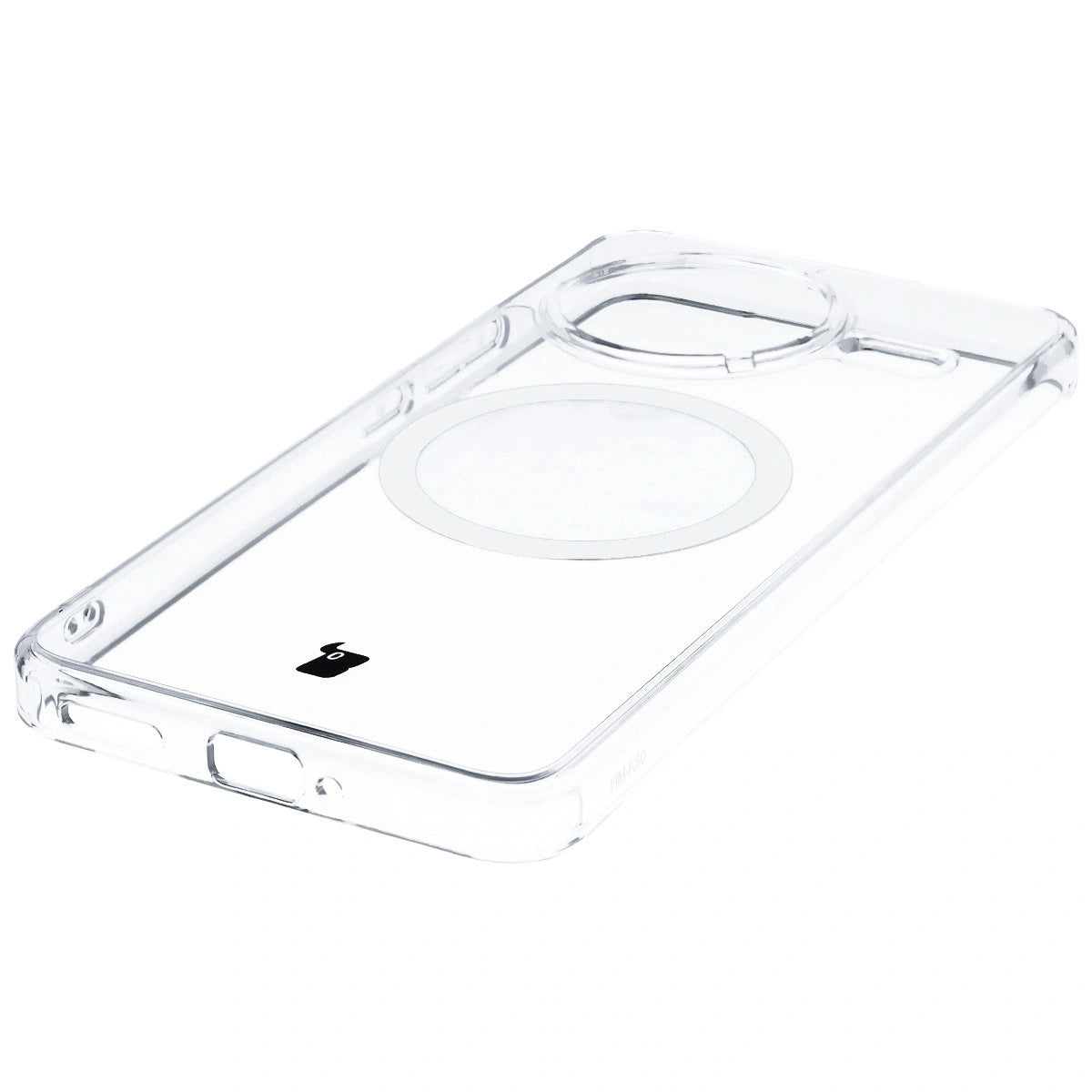 Handyhülle mit Magnetring für Xiaomi POCO F7 Pro, Bizon Case CrystalO, Transparent
