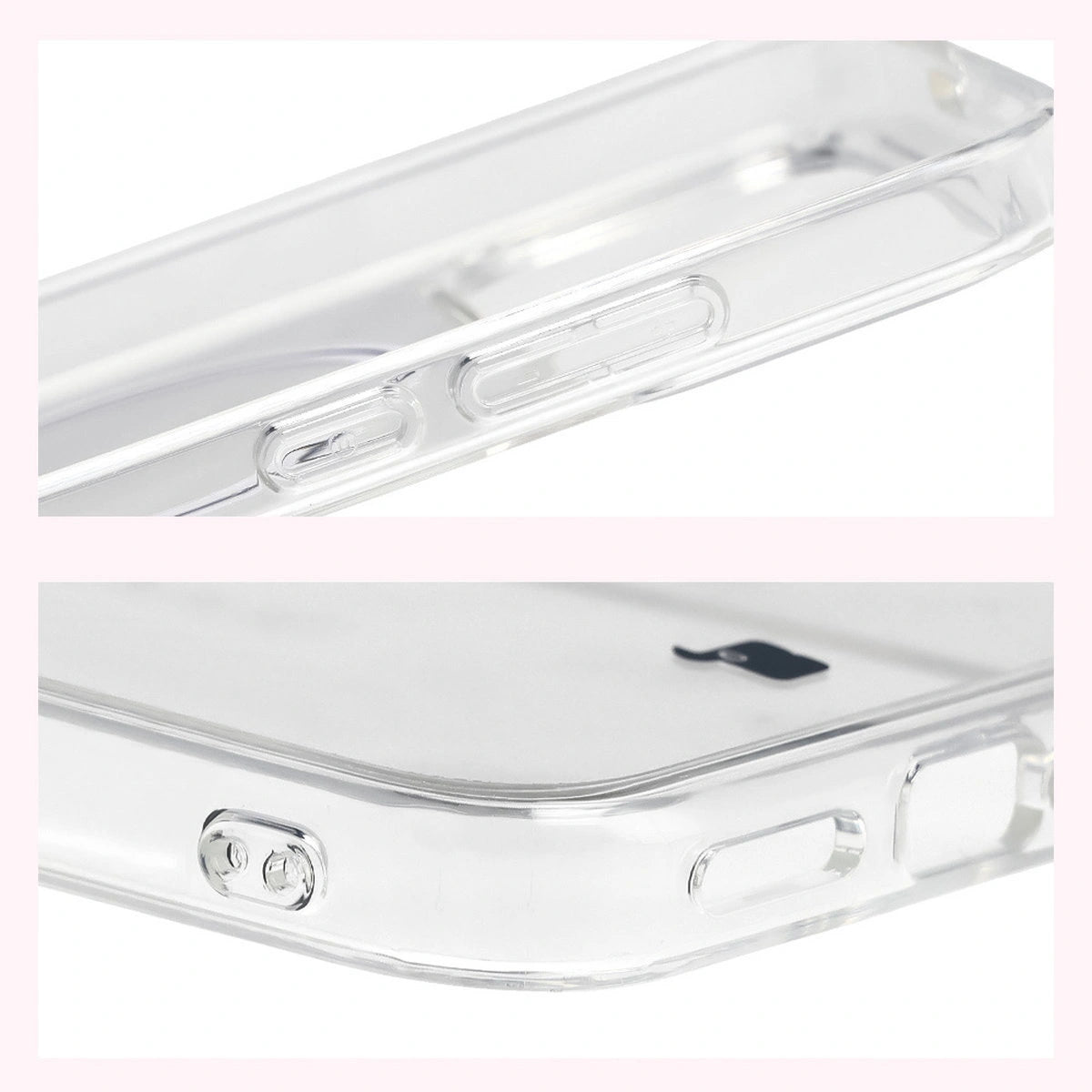 Handyhülle mit Magnetring für Xiaomi POCO F8 Pro, Bizon Case CrystalO, Transparent