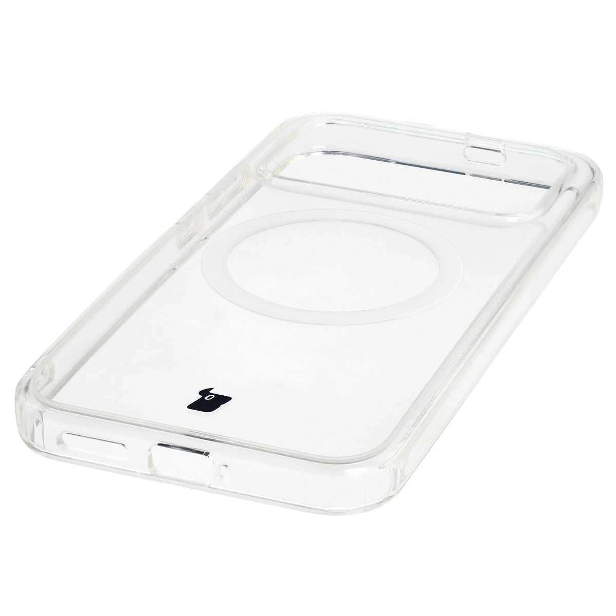 Handyhülle mit Magnetring für Xiaomi POCO F8 Pro, Bizon Case CrystalO, Transparent