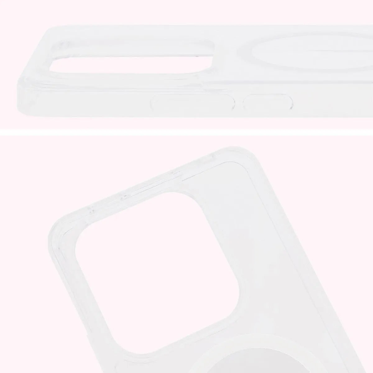 Handyhülle mit Magnetring für Xiaomi Redmi Note 14 5G, Bizon Case CrystalO, Transparent
