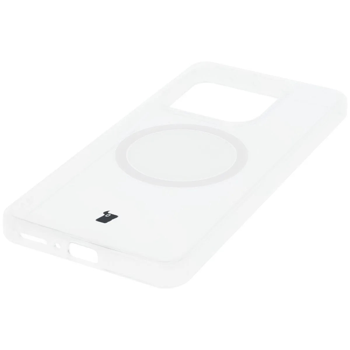 Handyhülle mit Magnetring für Xiaomi Redmi Note 14 5G, Bizon Case CrystalO, Transparent