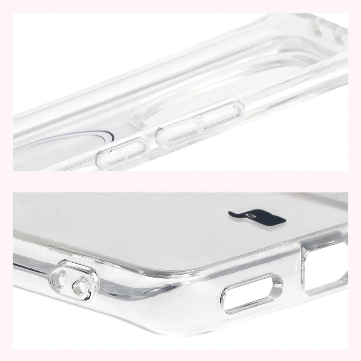 Handyhülle mit Magnetring für Xiaomi Redmi Note 15 / POCO M8 5G, Bizon Case CrystalO, Transparent