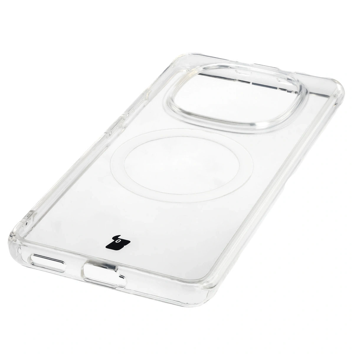 Handyhülle mit Magnetring für Xiaomi Redmi Note 15 / POCO M8 5G, Bizon Case CrystalO, Transparent