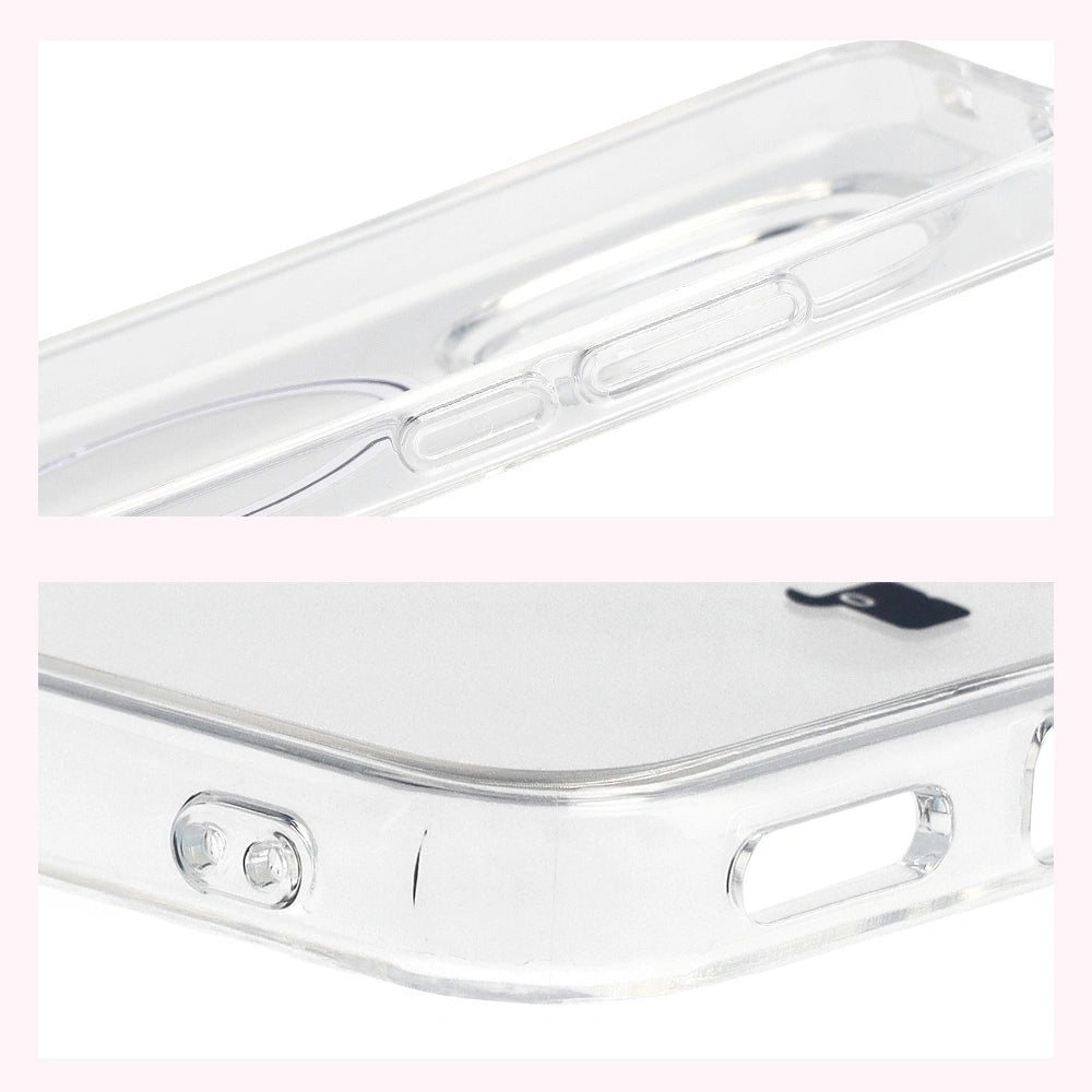 Handyhülle mit Magnetring für Xiaomi Redmi Note 15 Pro 5G, Bizon Case CrystalO, Transparent