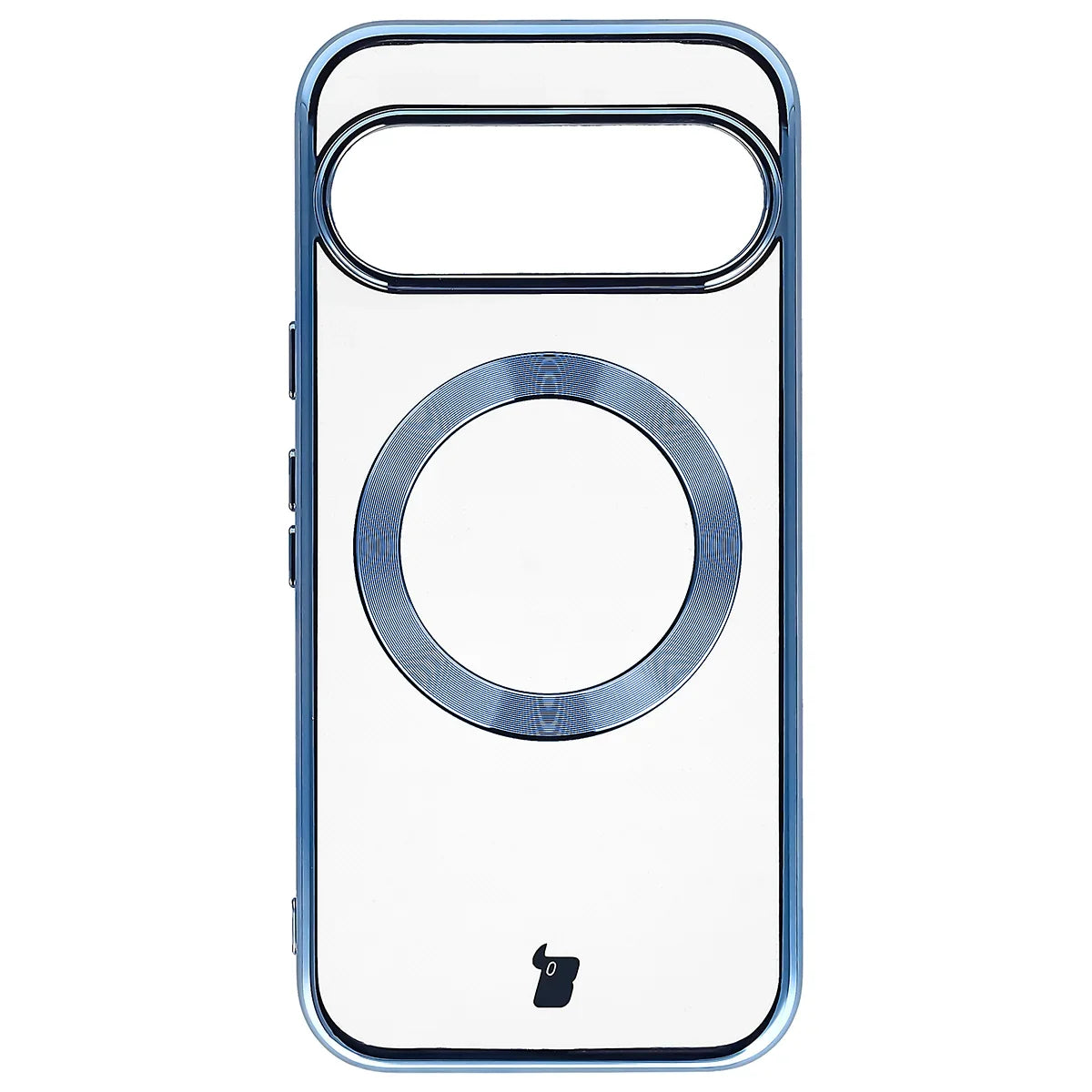 Handyhülle mit Magnetring für Google Pixel 10 / 10 Pro, Bizon Case EduardO, Transparent-Blau