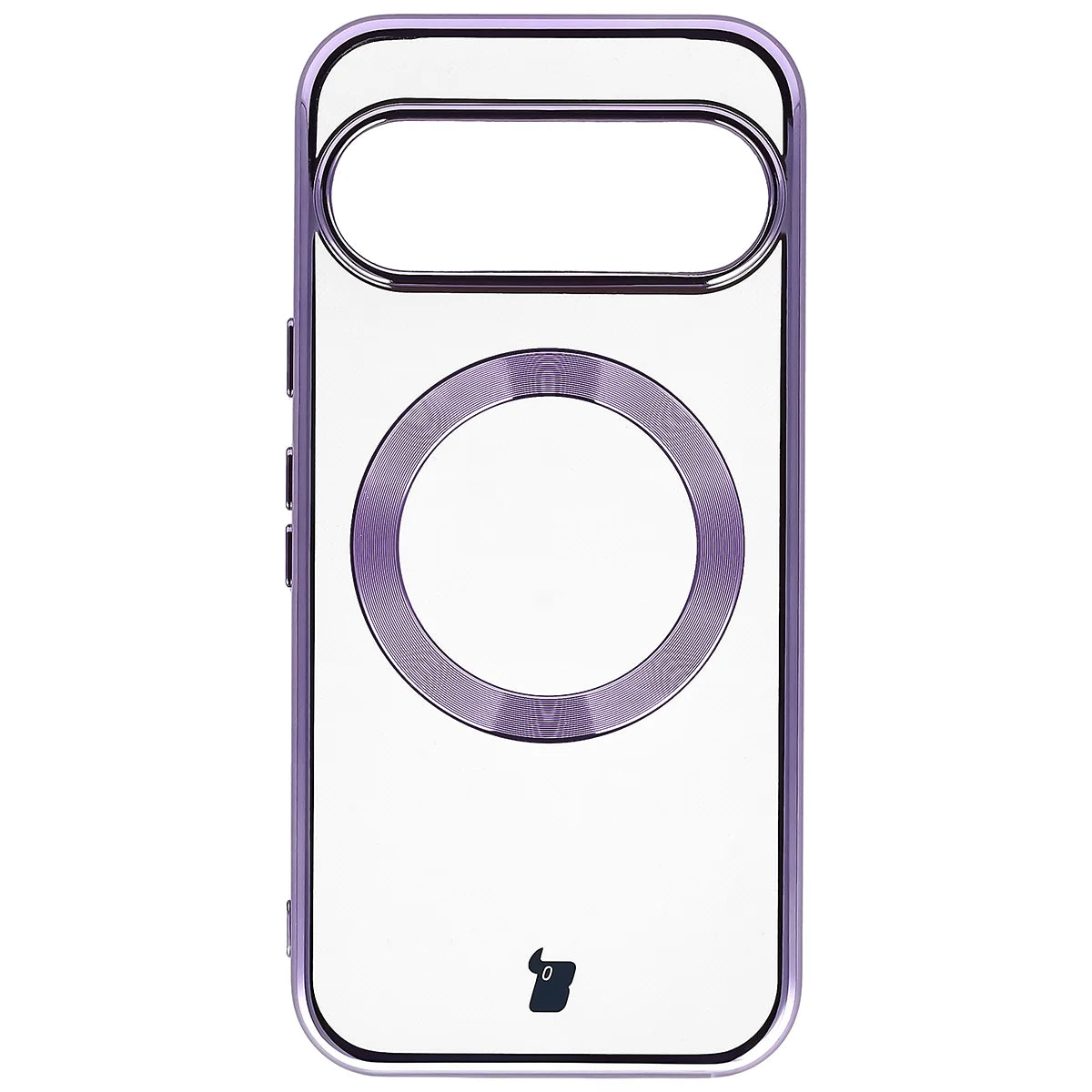 Handyhülle mit Magnetring für Google Pixel 10 / 10 Pro, Bizon Case EduardO, Transparent-Violet