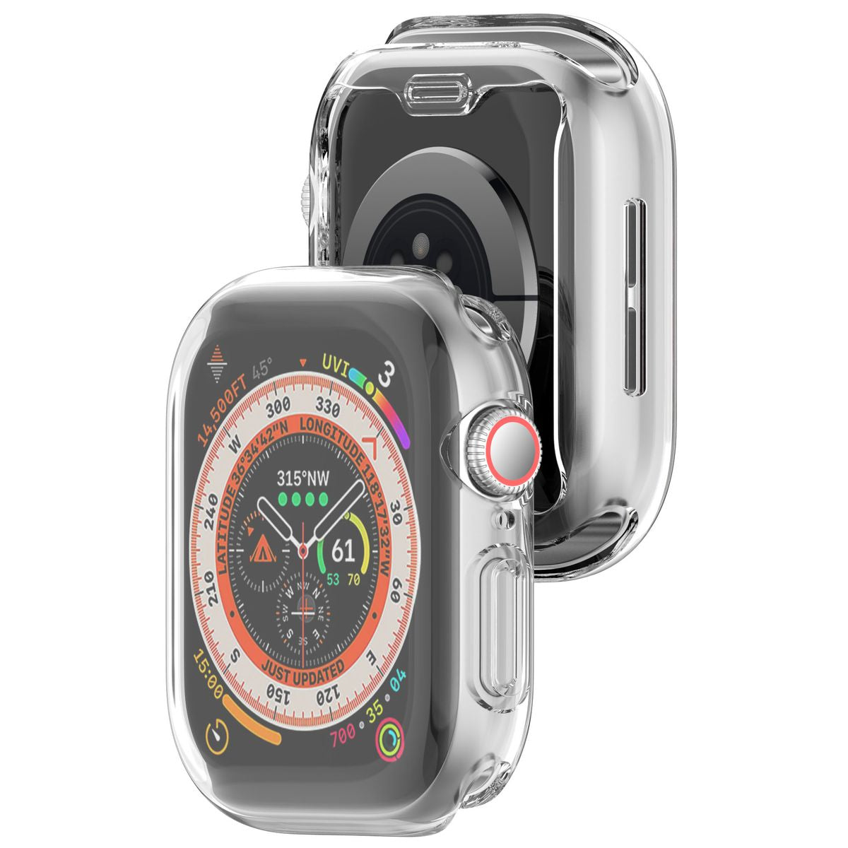 Schutzhülle für Apple Watch 11 / 10 (42mm), Bizon Case Watch Felipe, Transparent