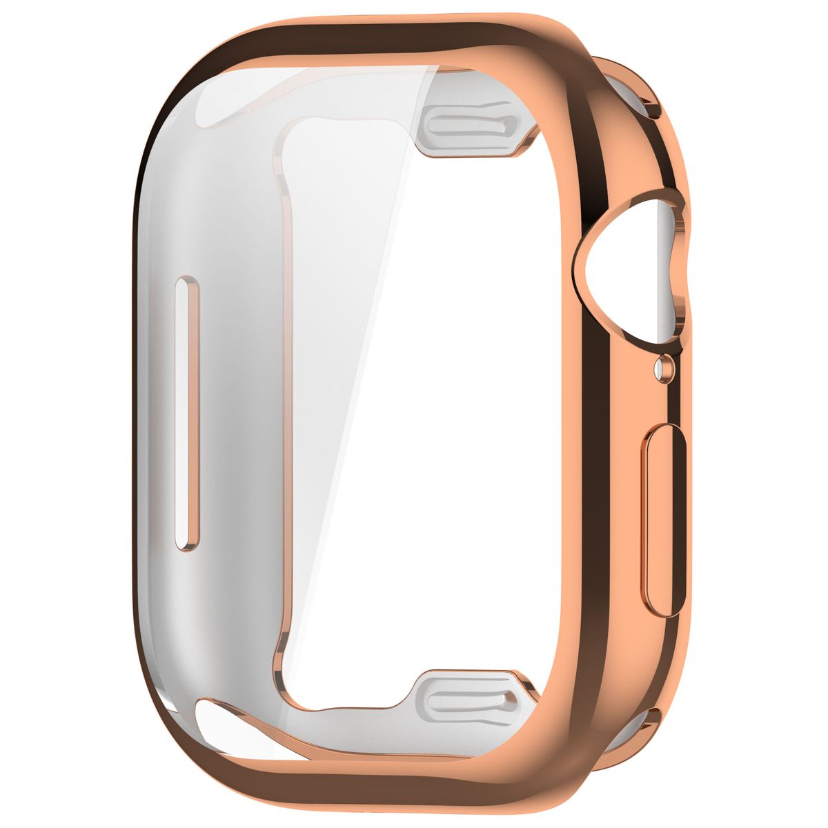 Schutzhülle für Apple Watch 11 / 10 (42mm), Bizon Case Watch Felipe, Rosegold