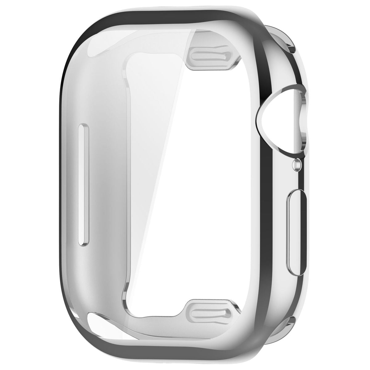 Schutzhülle für Apple Watch 11 / 10 (42mm), Bizon Case Watch Felipe, Silbern