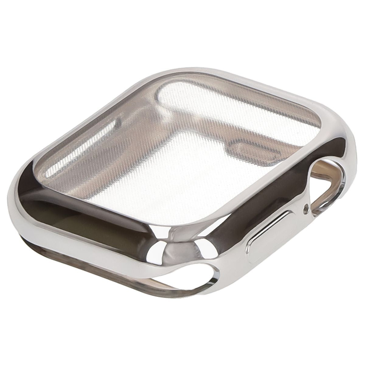 Schutzhülle für Apple Watch 11 / 10 (42mm), Bizon Case Watch Felipe, Silbern