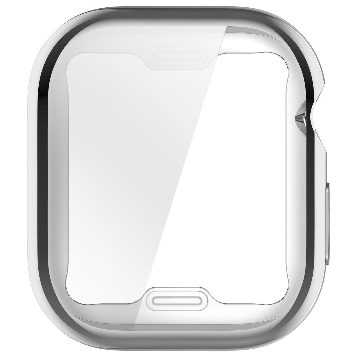 Schutzhülle für Apple Watch 11 / 10 (42mm), Bizon Case Watch Felipe, Silbern