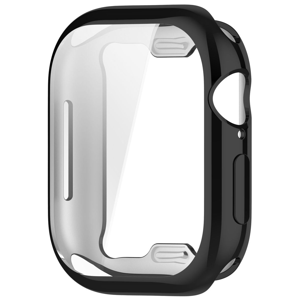 Schutzhülle für Apple Watch 11 / 10 (46mm), Bizon Case Watch Felipe, Schwarz