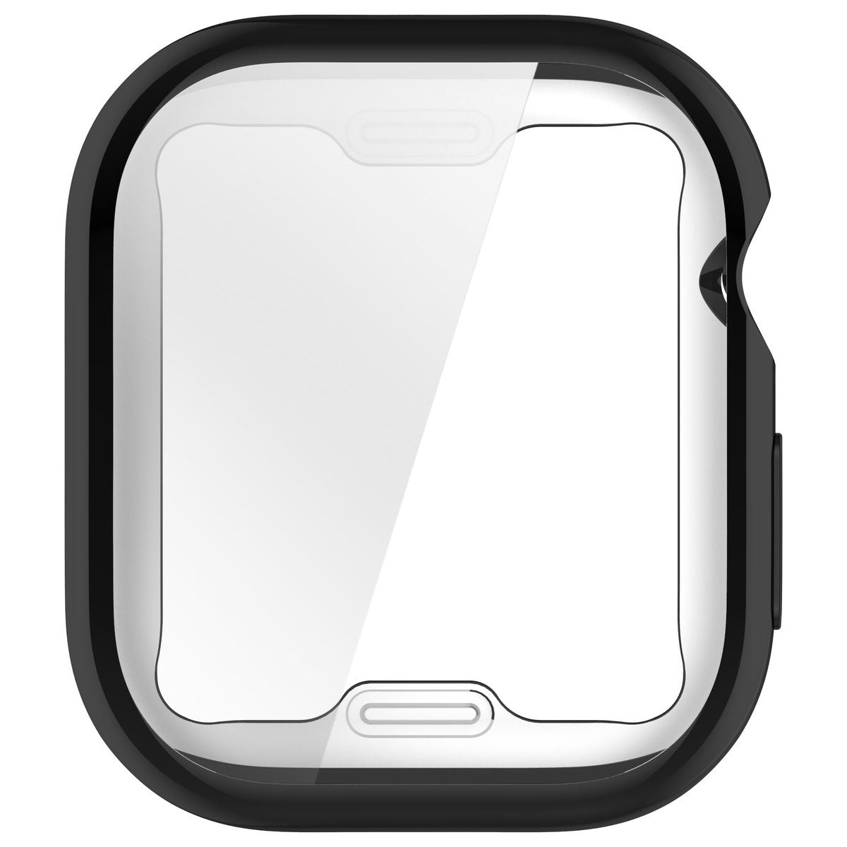 Schutzhülle für Apple Watch 11 / 10 (46mm), Bizon Case Watch Felipe, Schwarz