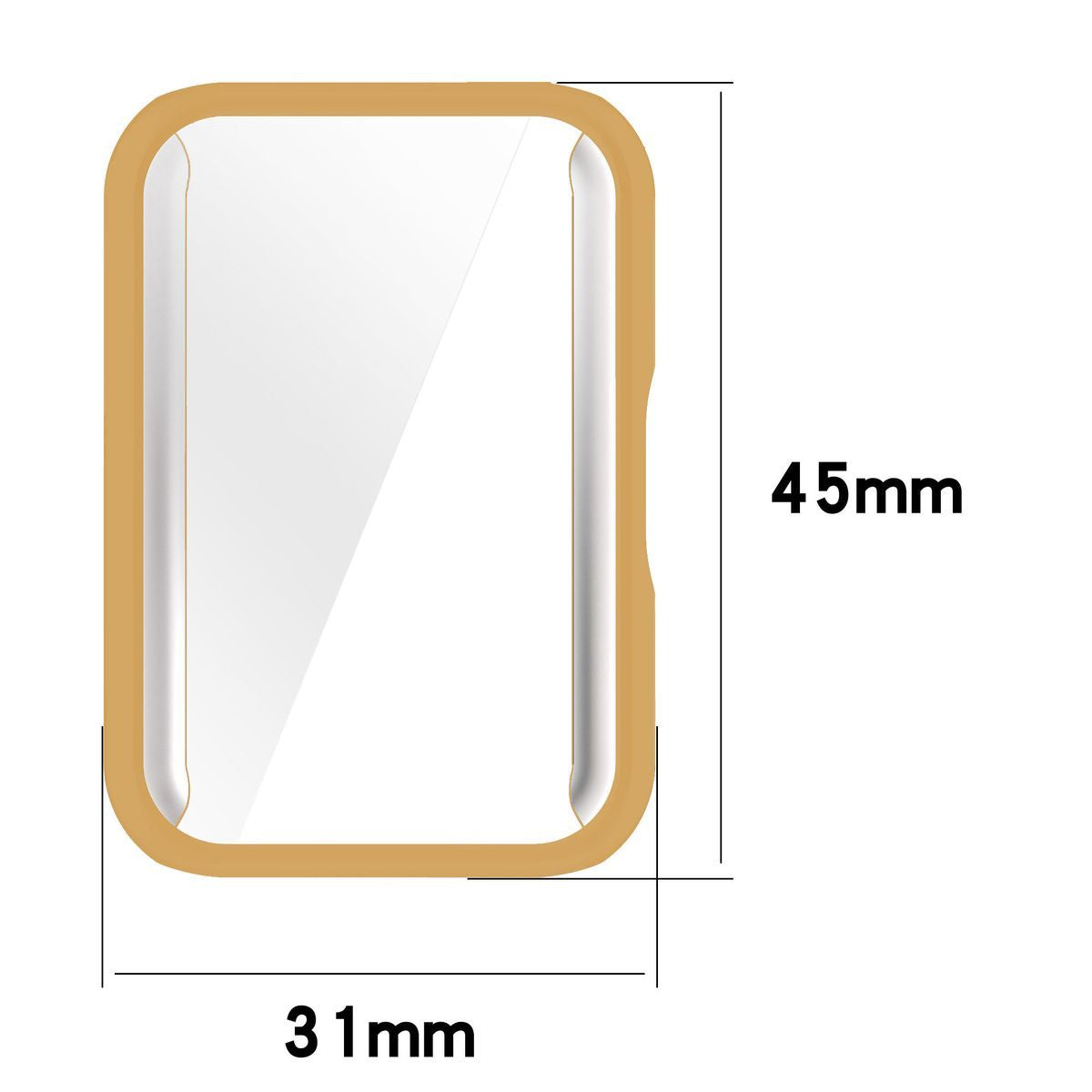 Schutzhülle für Galaxy Fit 3, Bizon Case Watch Felipe, Rosegold