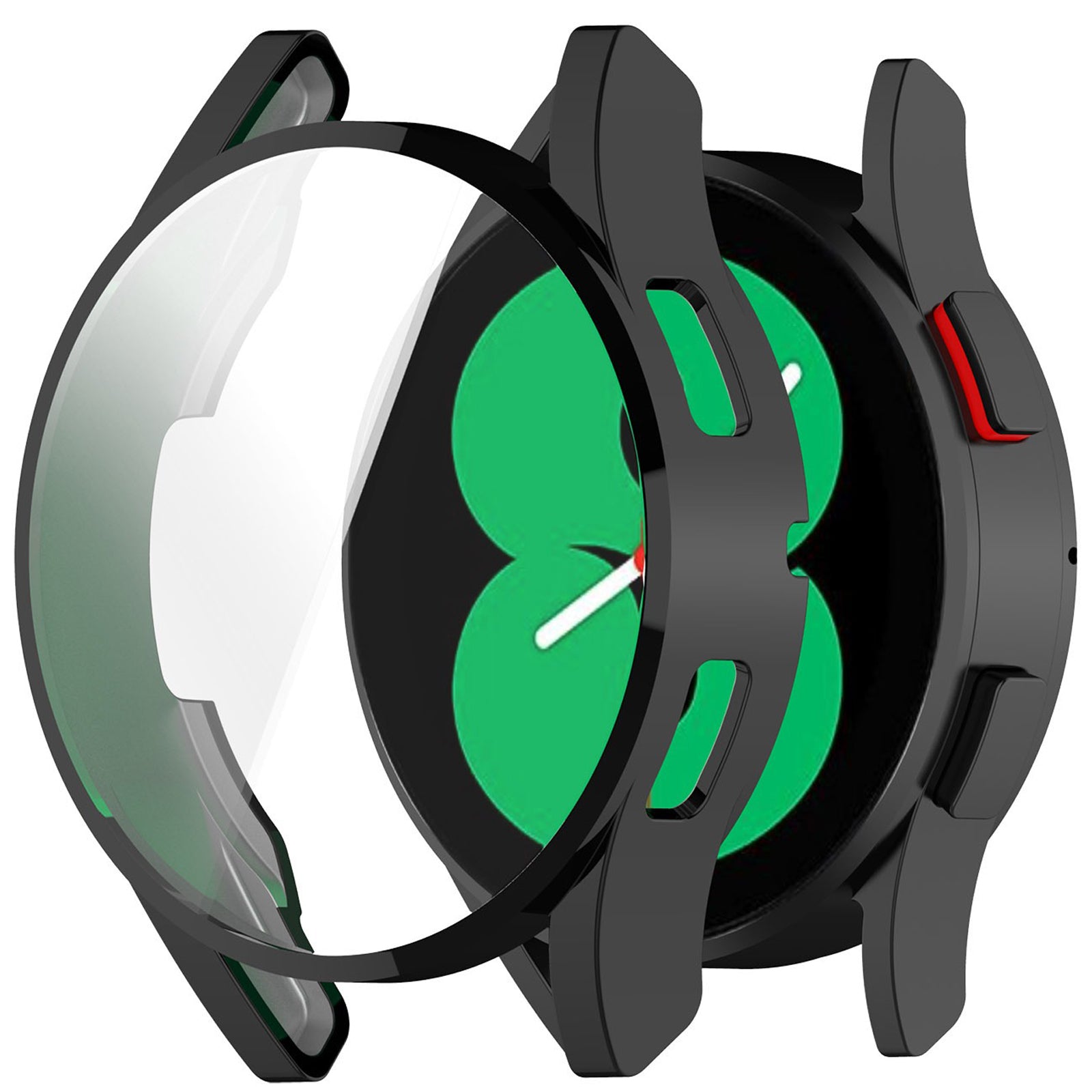 Schutzhülle für Galaxy Watch FE / Watch 4 40 mm, Bizon Case Watch Felipe, Schwarz