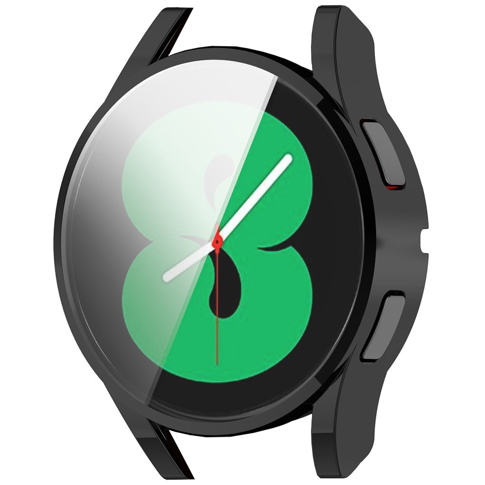 Schutzhülle für Galaxy Watch FE / Watch 4 40 mm, Bizon Case Watch Felipe, Schwarz