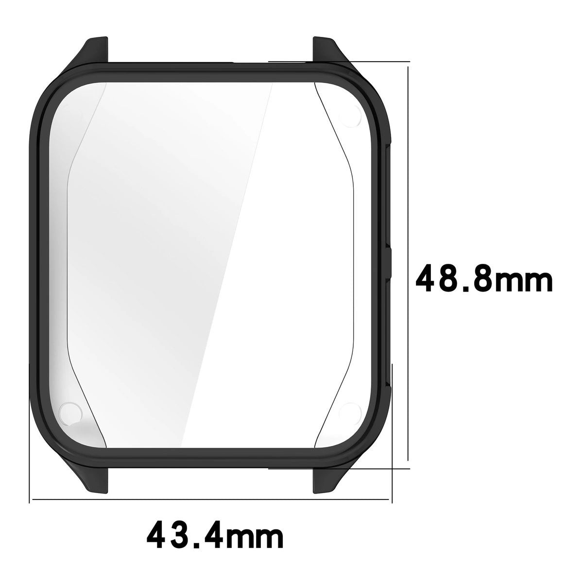 Schutzhülle für Garmin Venu X1, Bizon Case Watch Felipe, Schwarz