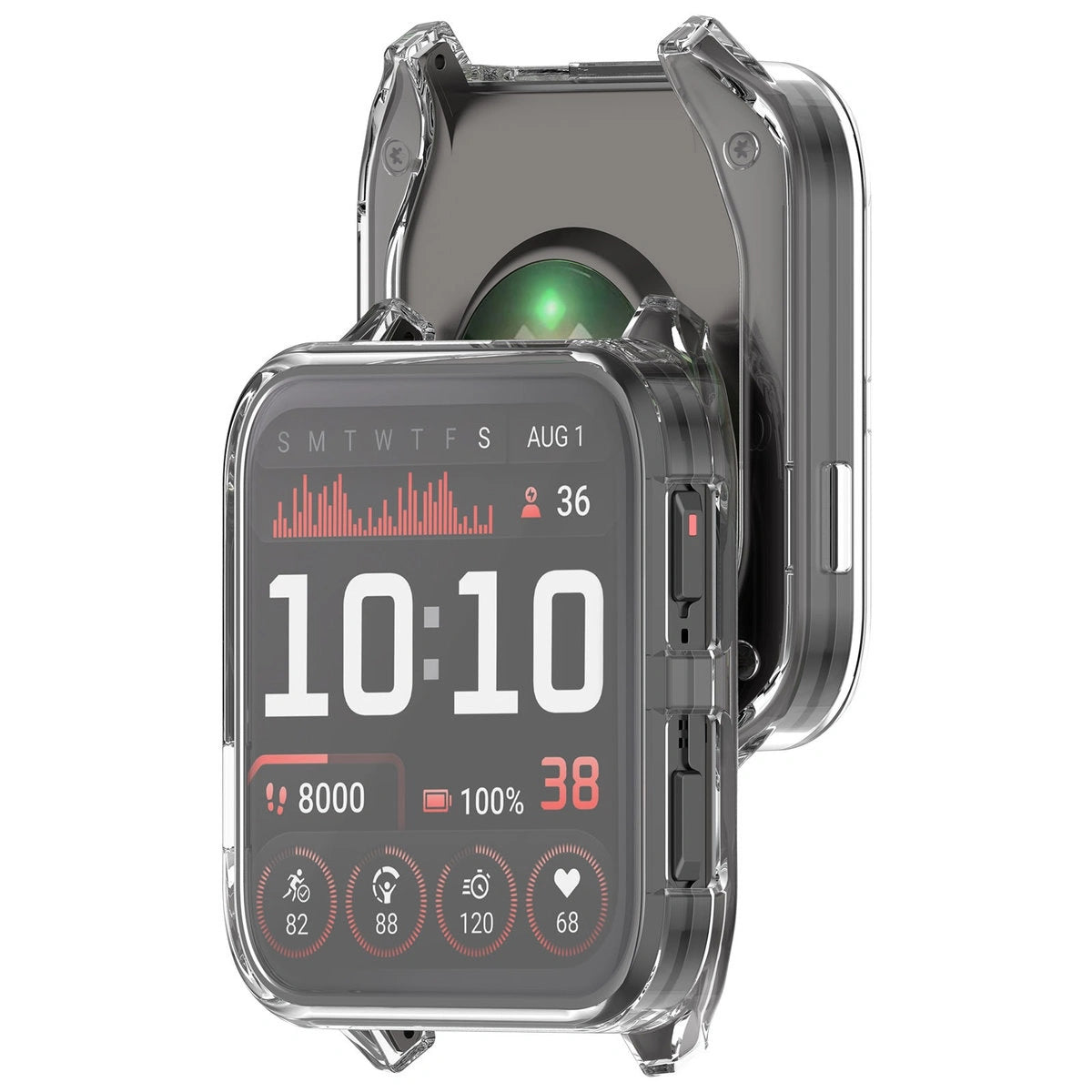 Schutzhülle für Garmin Venu X1, Bizon Case Watch Felipe, Transparent