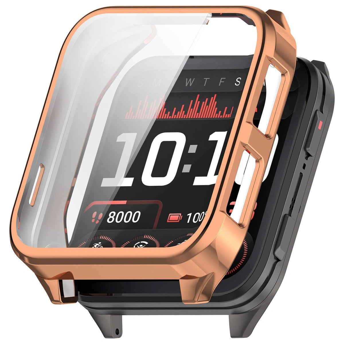 Schutzhülle für Garmin Venu X1, Bizon Case Watch Felipe, Rosegold
