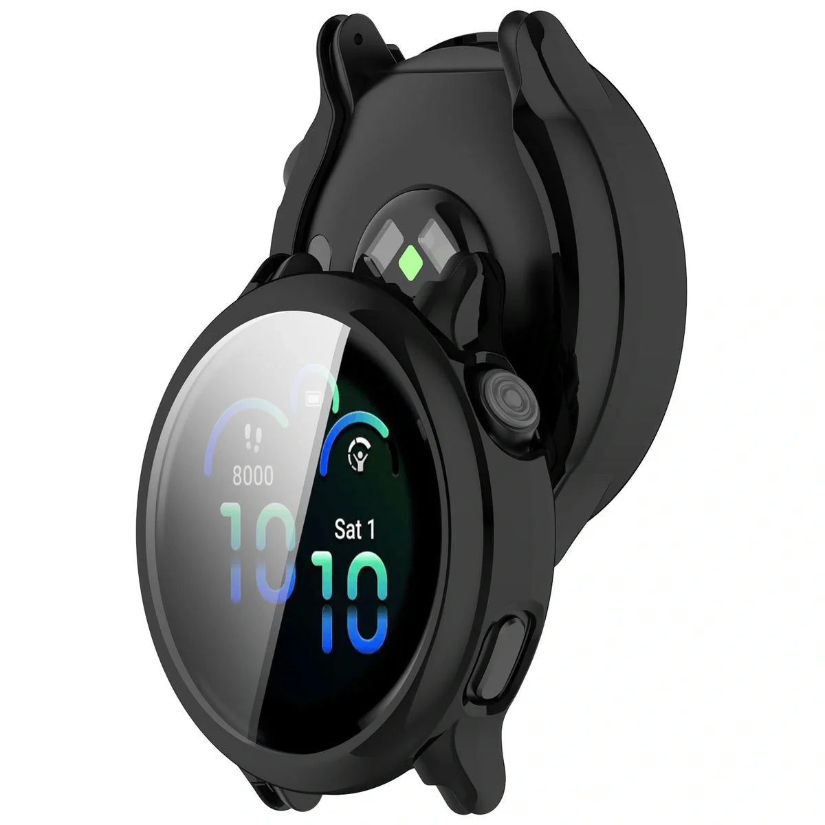 Schutzhülle für Garmin Vivoactive 6, Bizon Case Watch Felipe, Schwarz