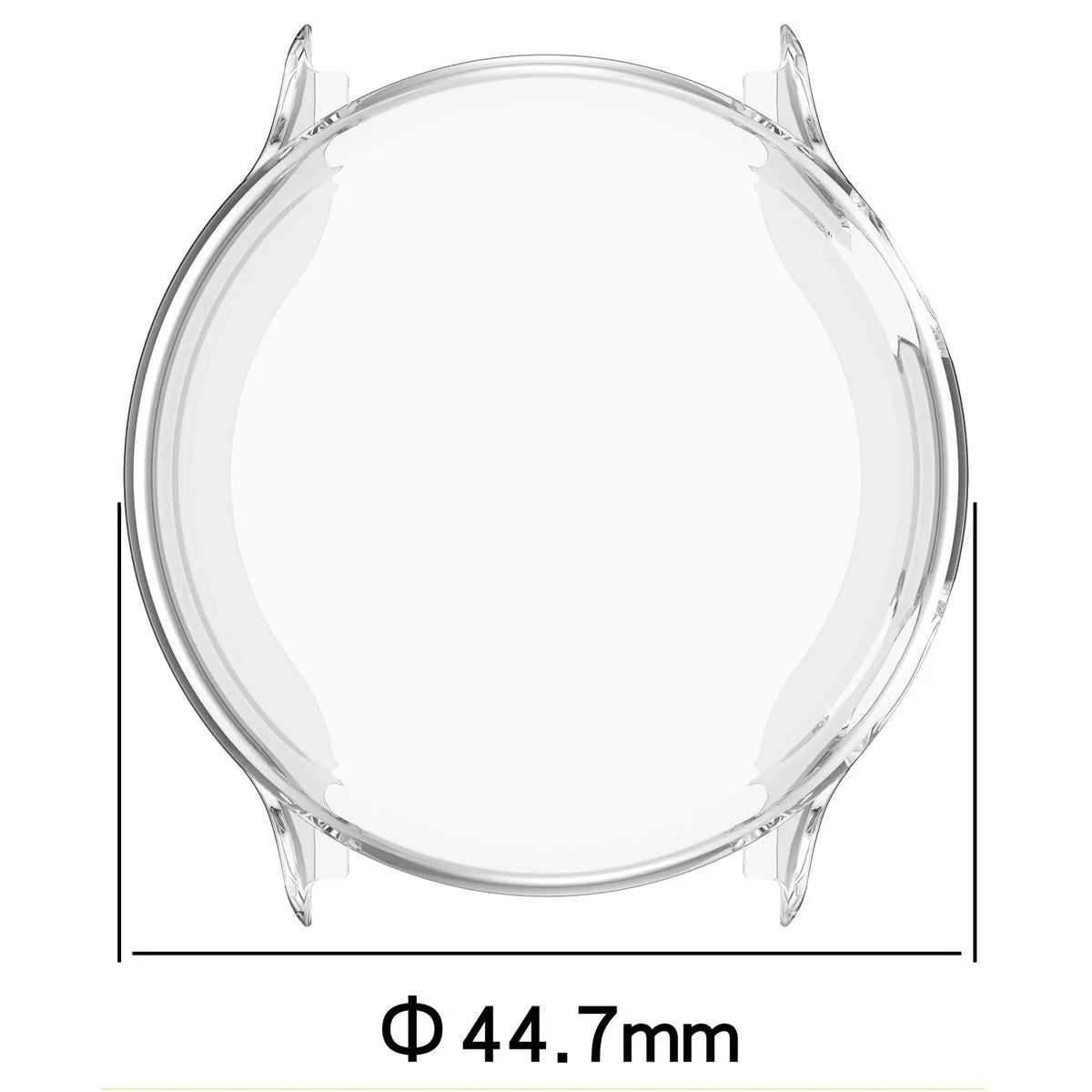 Schutzhülle für Garmin Vivoactive 6, Bizon Case Watch Felipe, Transparent