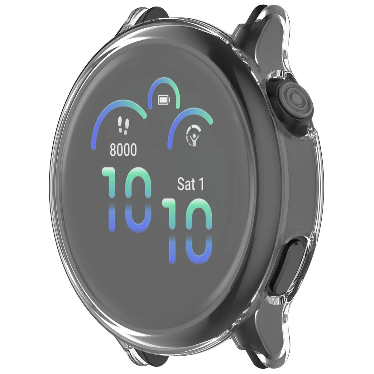 Schutzhülle für Garmin Vivoactive 6, Bizon Case Watch Felipe, Transparent