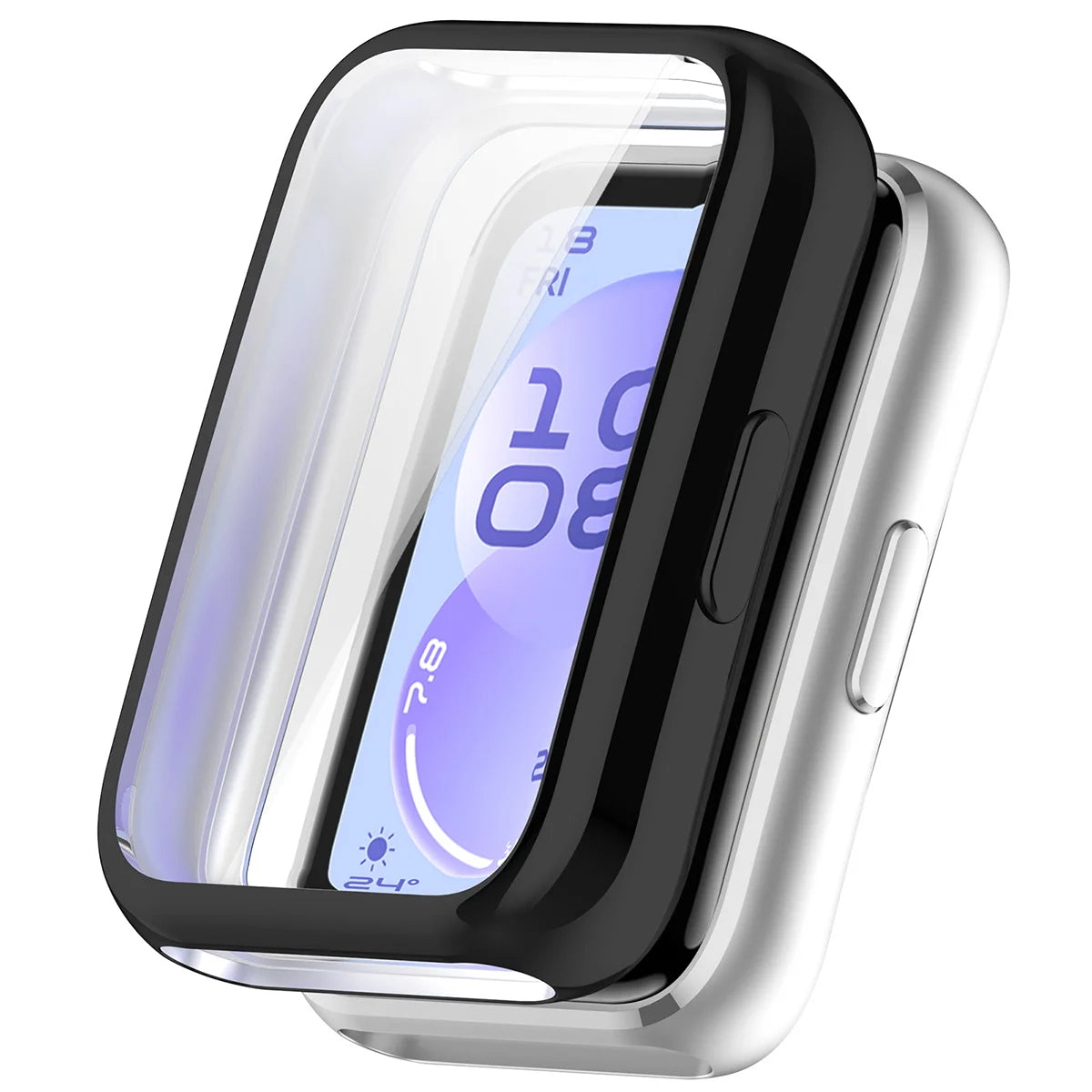 Schutzhülle für Huawei Band 11, Bizon Case Watch Felipe, Schwarz