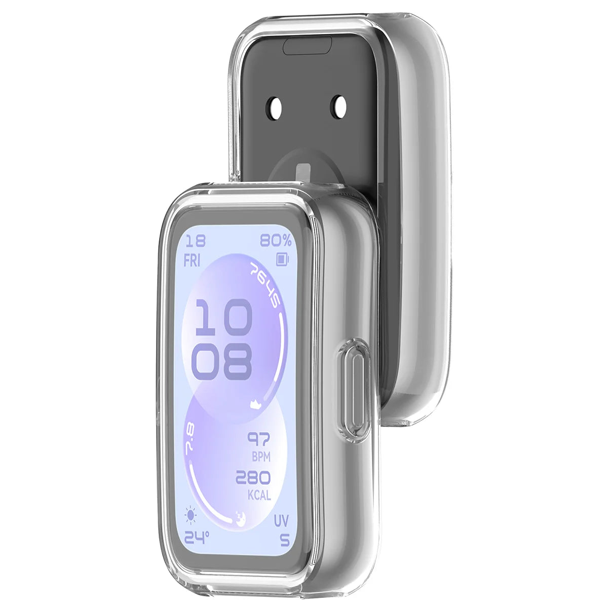 Schutzhülle für Huawei Band 11, Bizon Case Watch Felipe, Transparent
