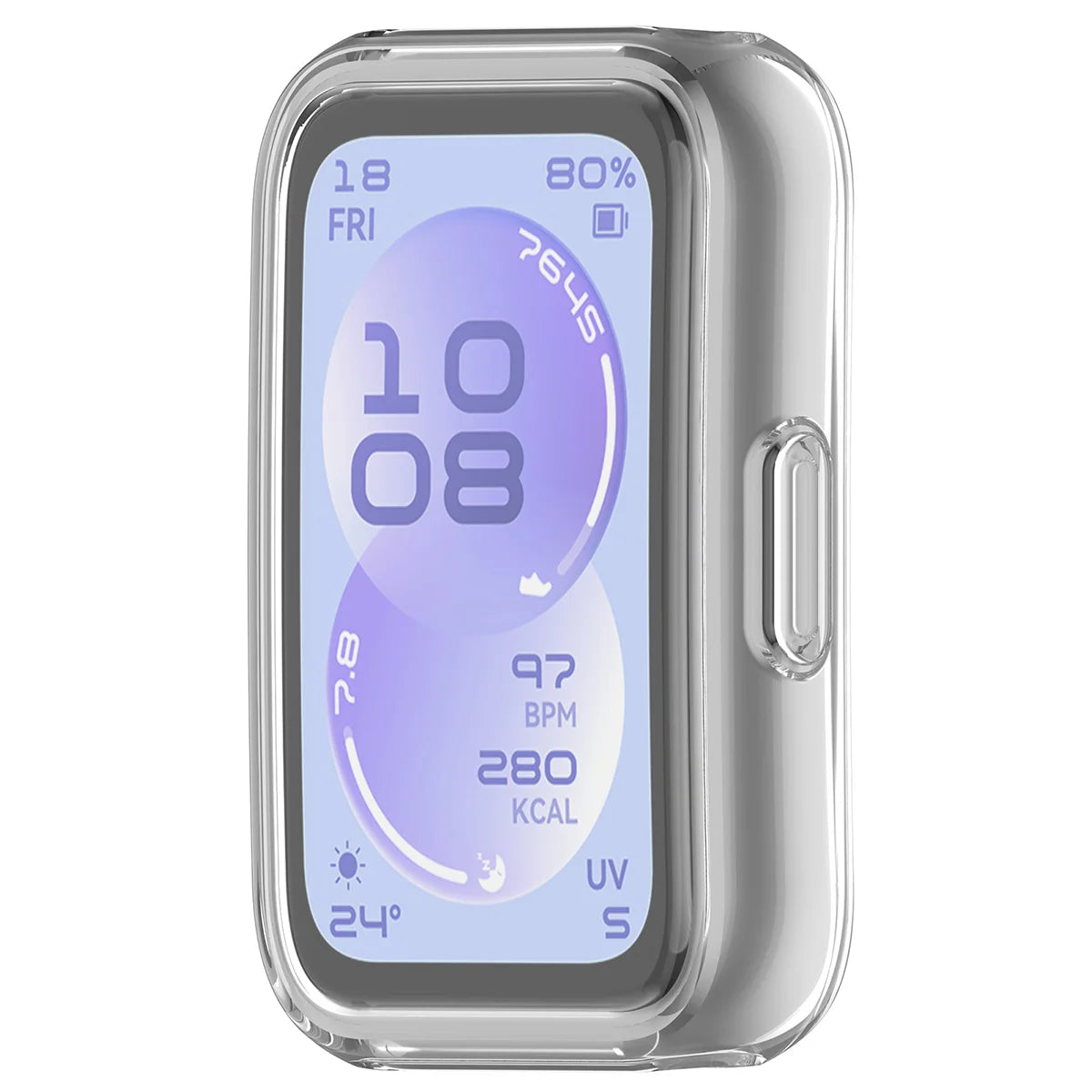 Schutzhülle für Huawei Band 11, Bizon Case Watch Felipe, Transparent